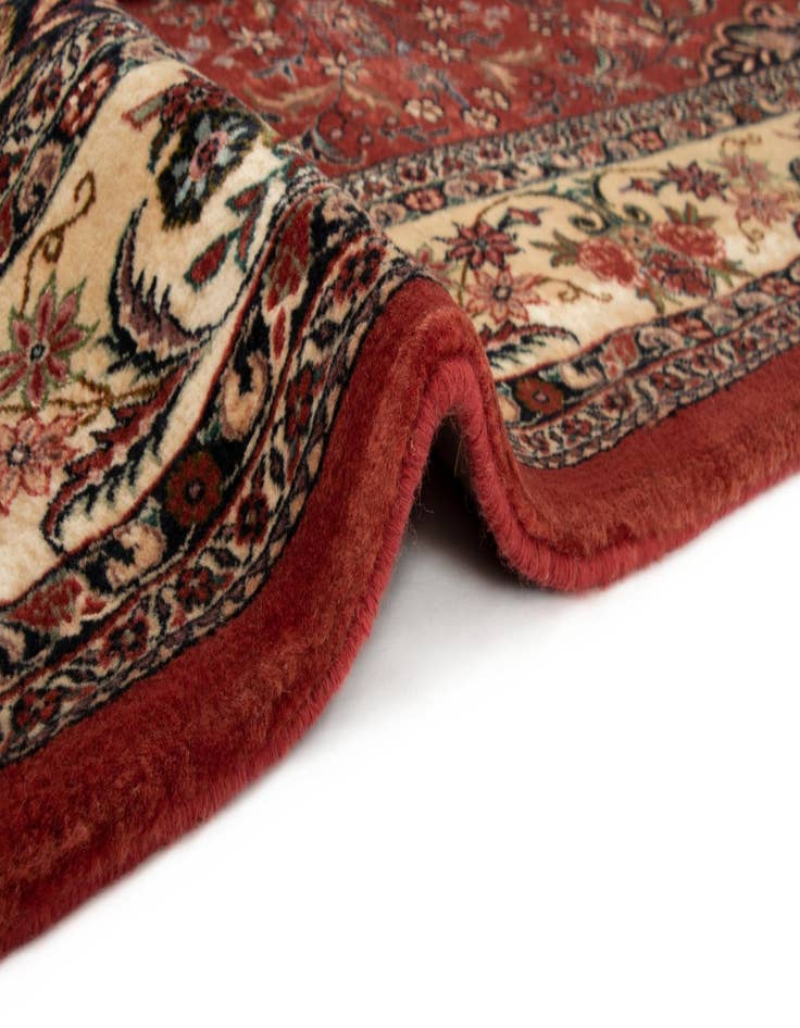 Detail image of  5' 6 x 8' 5 Bidjar With Silk Rug