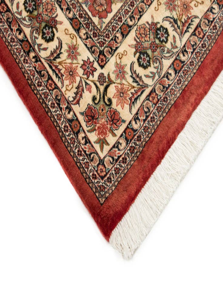 Detail image of  5' 6 x 8' 5 Bidjar With Silk Rug