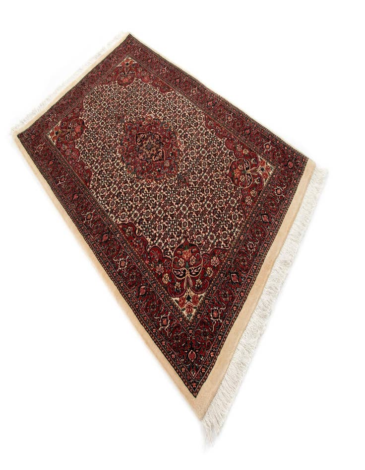 Detail image of  3' 8 x 5' 10 Bidjar With Silk Rug