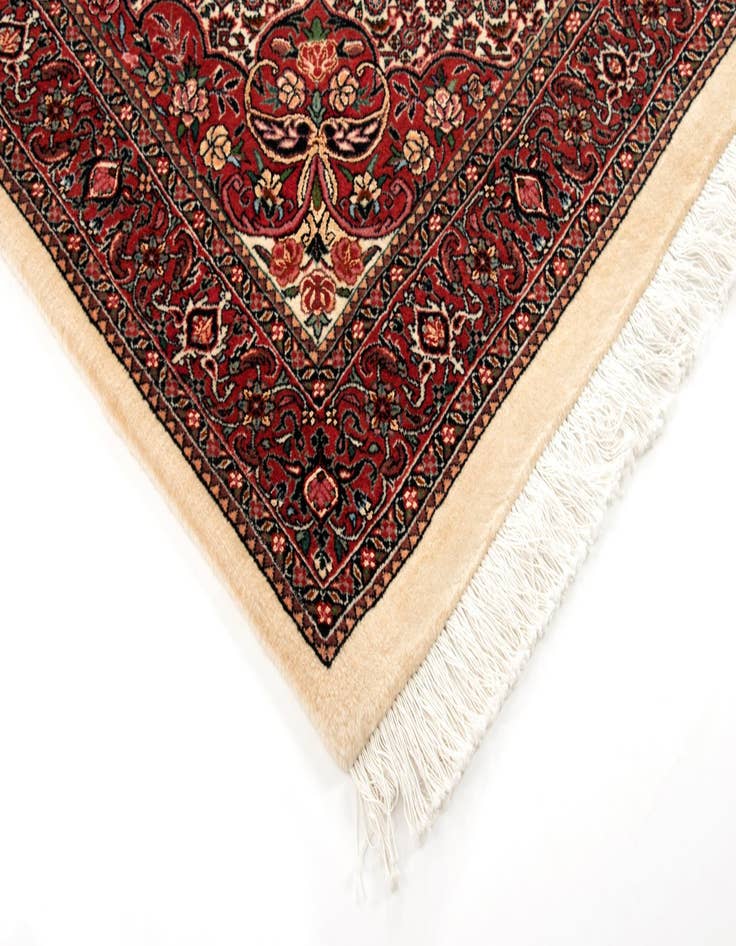 Detail image of  3' 8 x 5' 10 Bidjar With Silk Rug