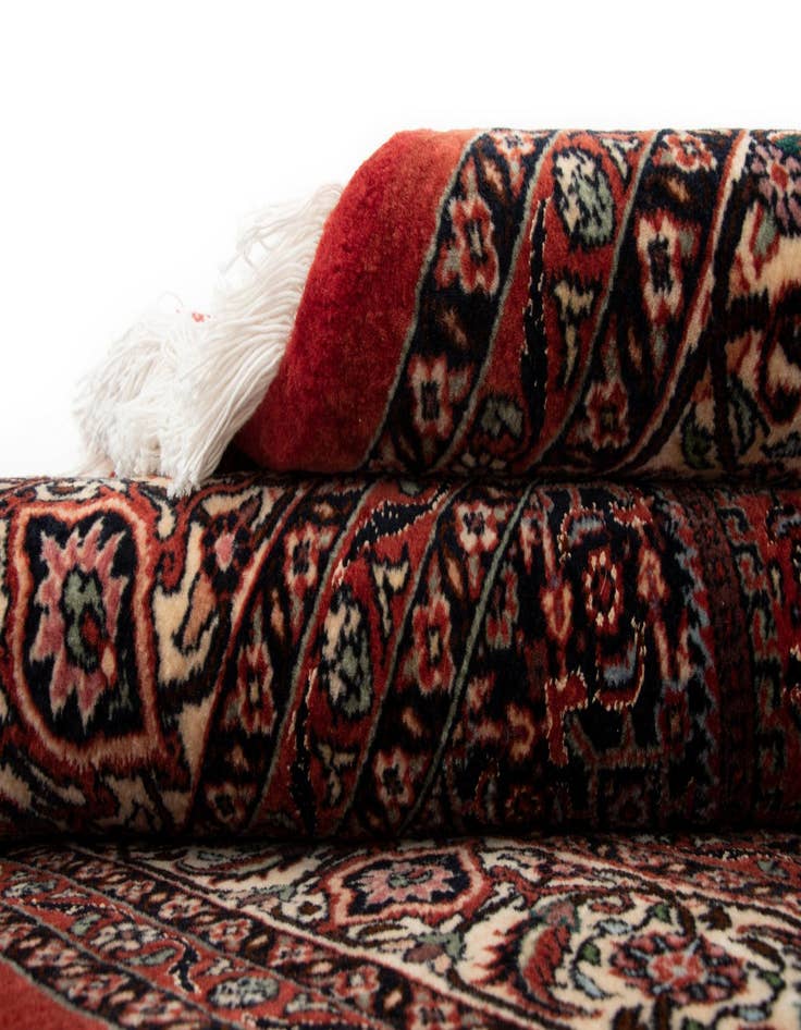 Detail image of  4' 10 x 6' 11 Bidjar With Silk Rug