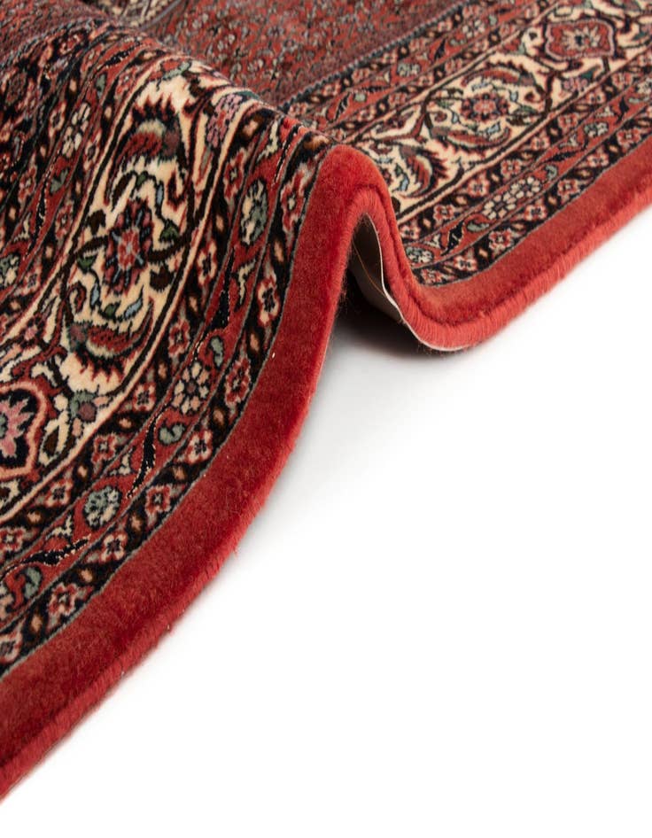 Detail image of  4' 10 x 6' 11 Bidjar With Silk Rug