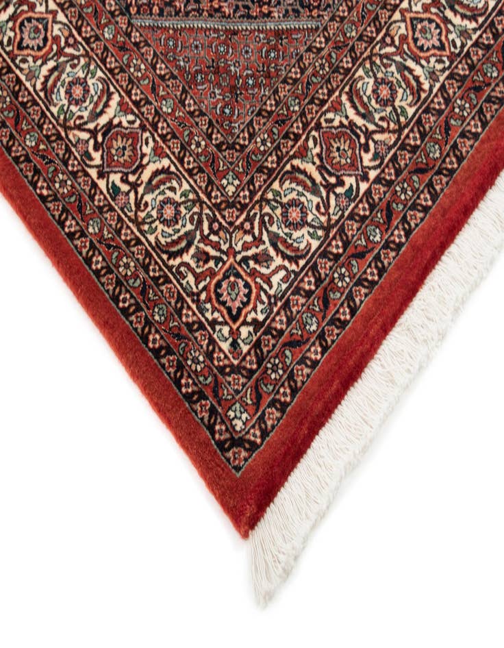 Detail image of  4' 10 x 6' 11 Bidjar With Silk Rug
