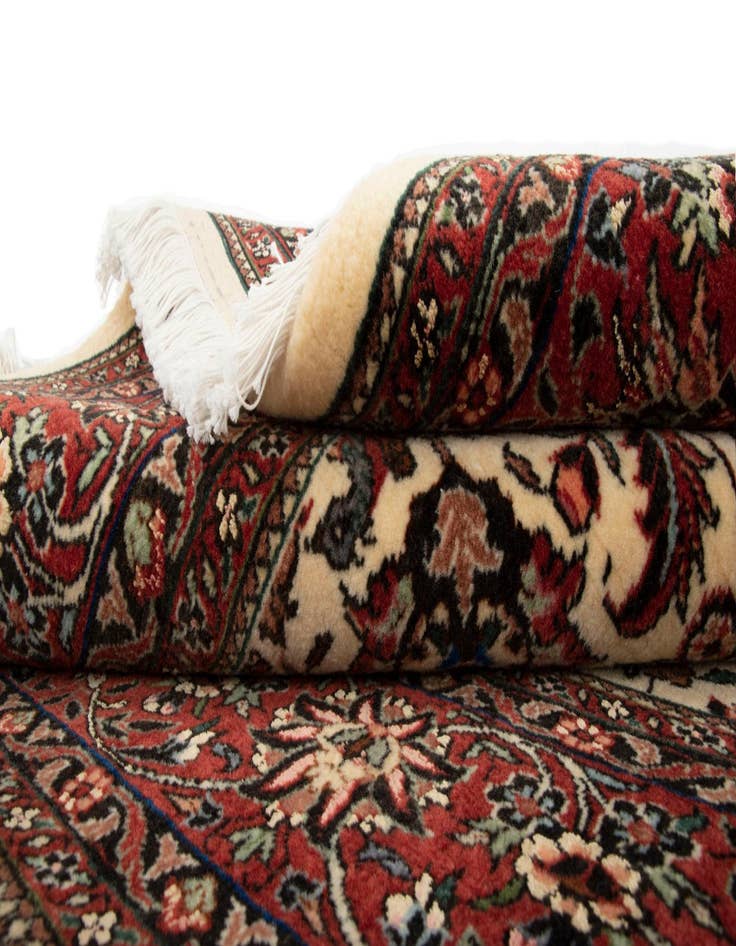 Detail image of  5' 1 x 6' 6 Bidjar With Silk Rug