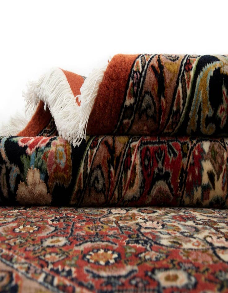 Detail image of  5' 1 x 6' 11 Bidjar With Silk Rug