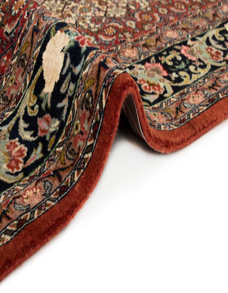 Detail image of  5' 1 x 6' 11 Bidjar With Silk Rug