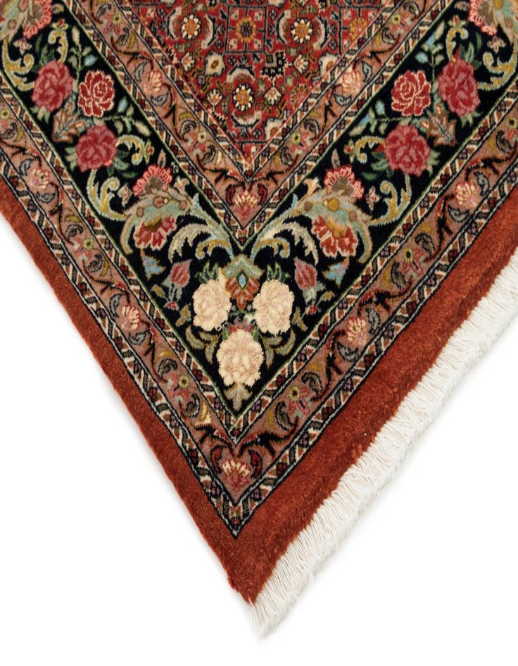 Detail image of  5' 1 x 6' 11 Bidjar With Silk Rug