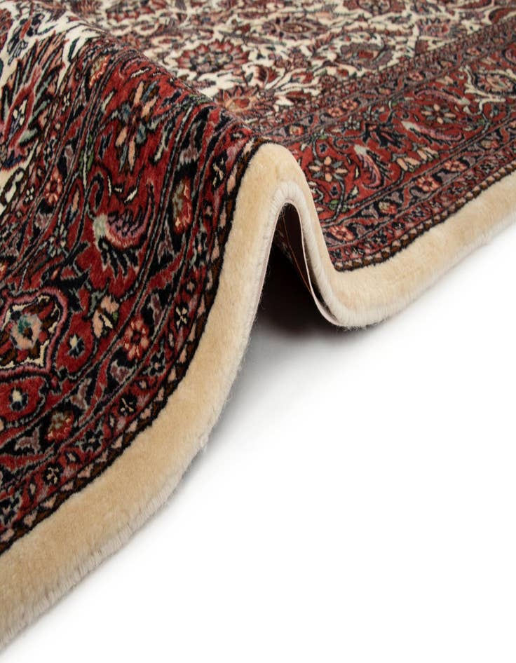 Detail image of  5' 8 x 7' 8 Bidjar With Silk Rug