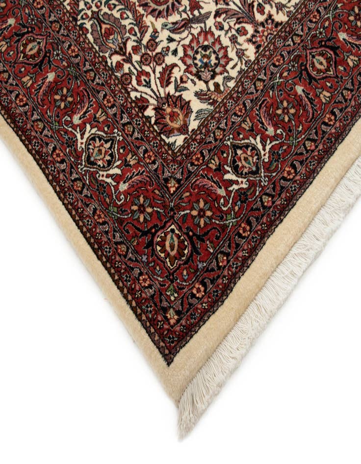 Detail image of  5' 8 x 7' 8 Bidjar With Silk Rug
