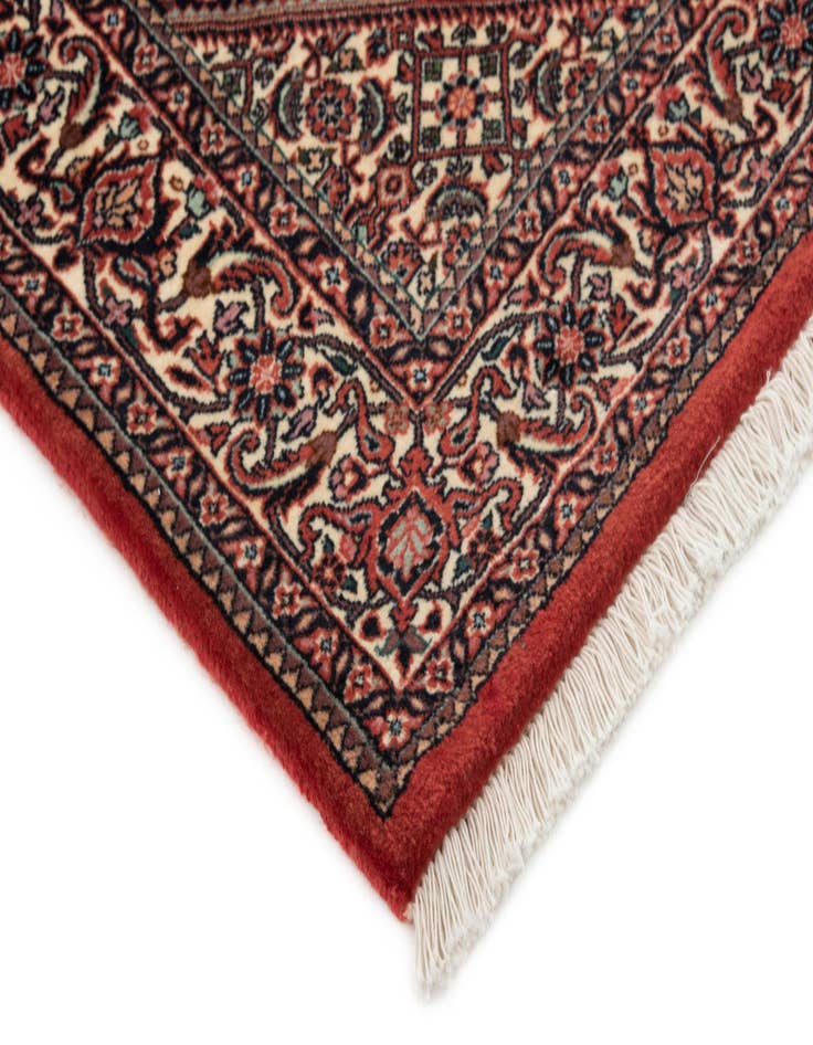 Detail image of  3' 9 x 5' 10 Bidjar With Silk Rug