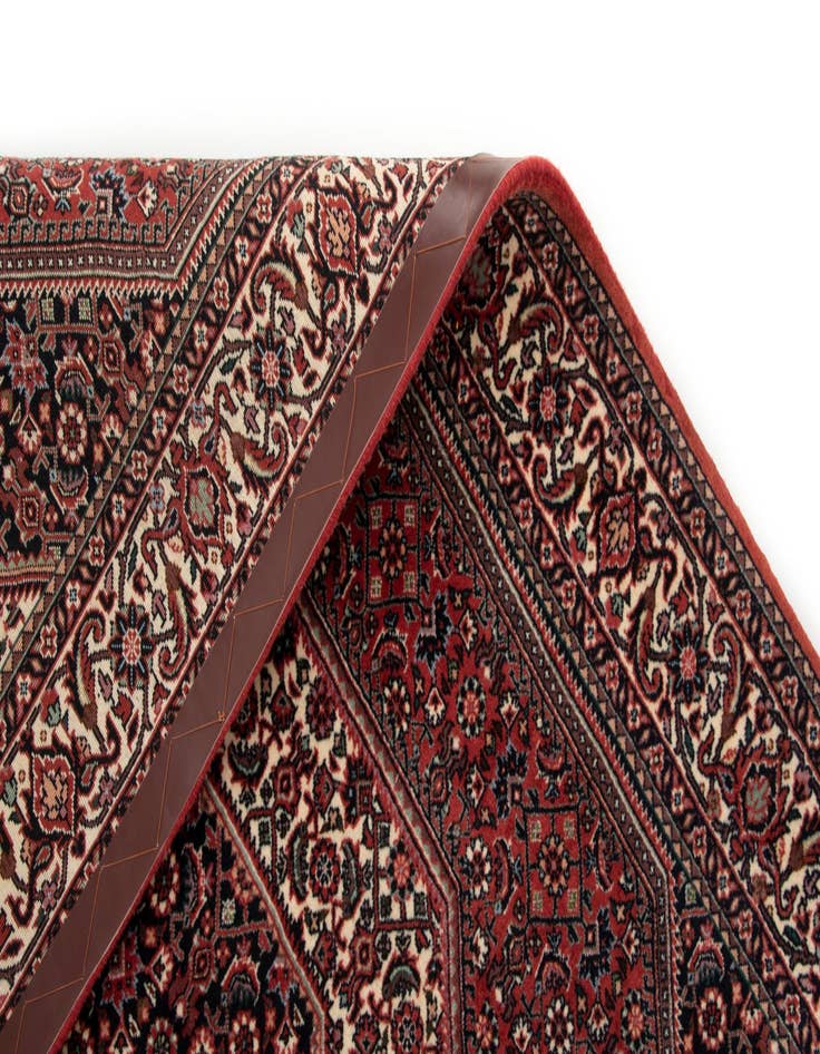 Detail image of  3' 9 x 5' 10 Bidjar With Silk Rug