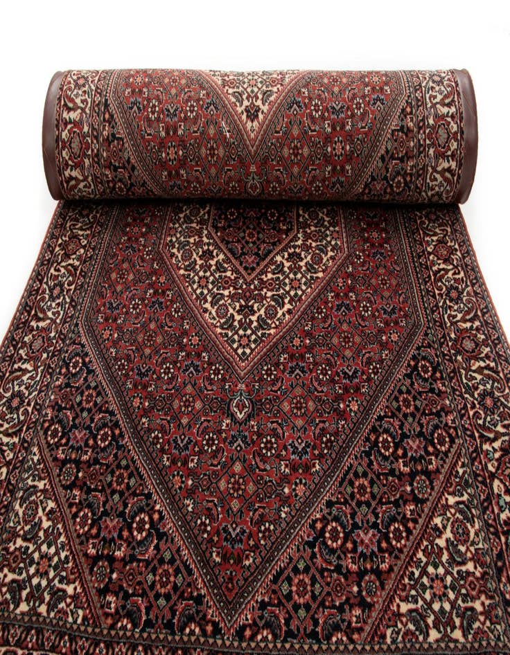 Detail image of  3' 9 x 5' 10 Bidjar With Silk Rug