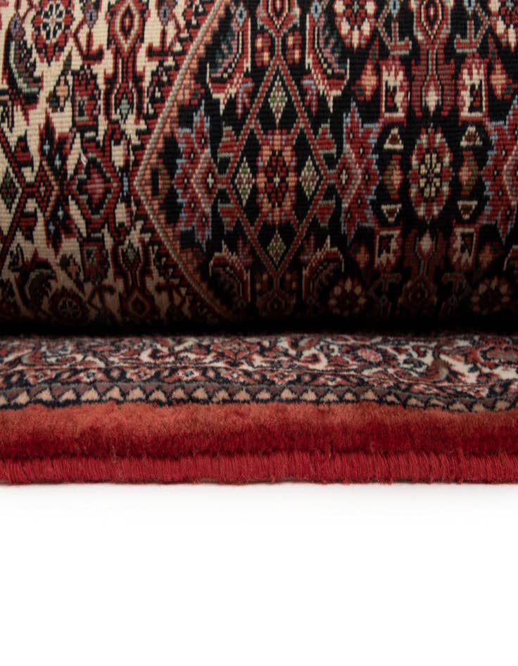 Detail image of  3' 9 x 5' 10 Bidjar With Silk Rug