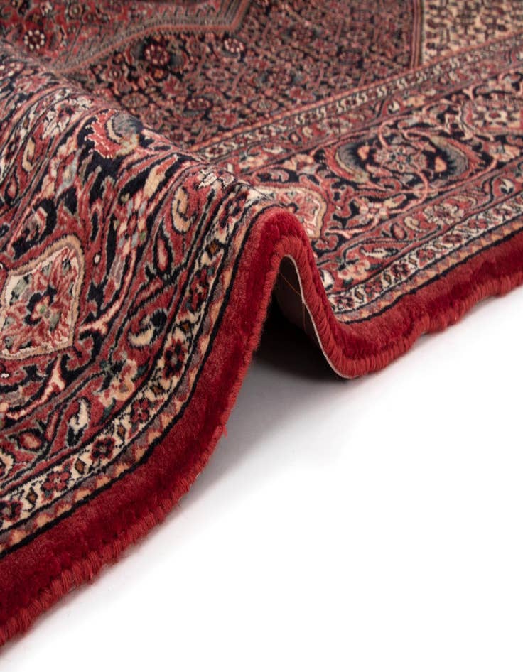 Detail image of  6' 7 x 7' 11 Bidjar With Silk Rug