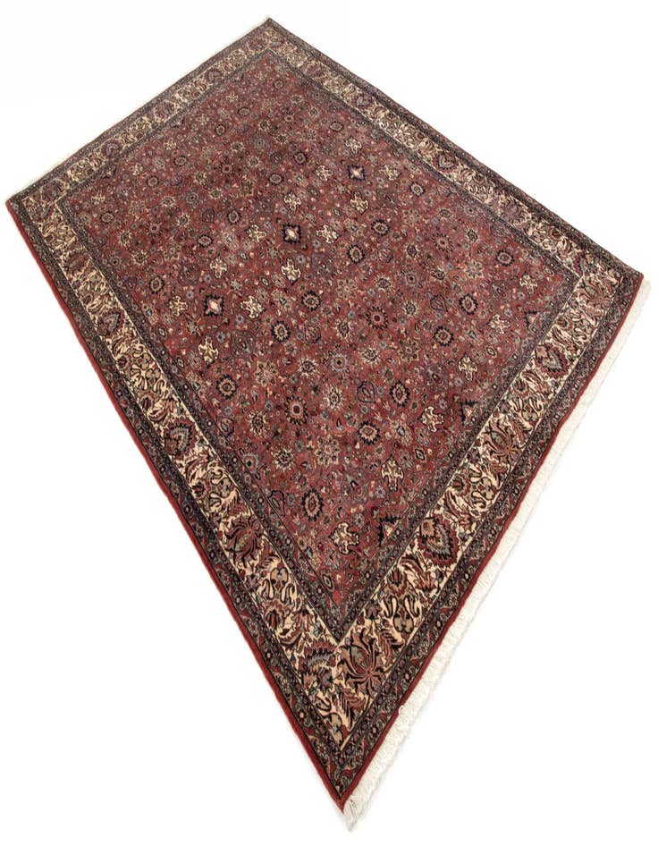 Detail image of  6' 8 x 9' 6 Bidjar With Silk Rug