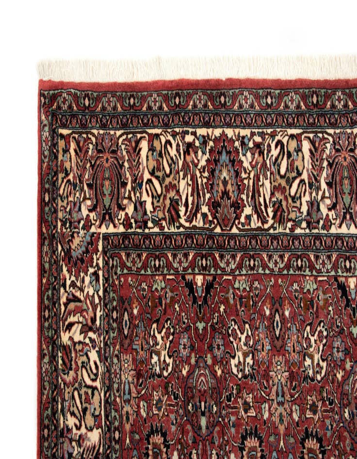 Detail image of  6' 8 x 9' 6 Bidjar With Silk Rug