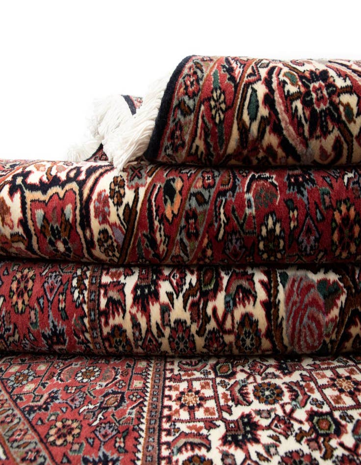 Detail image of  6' 8 x 10' Bidjar With Silk Rug