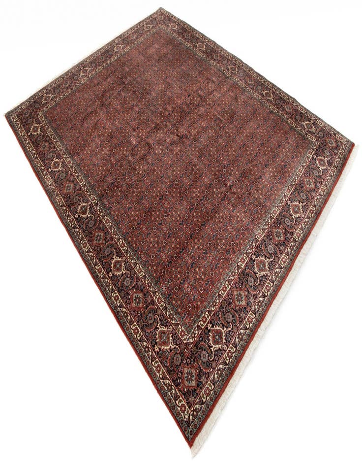 Detail image of  6' 10 x 8' 6 Bidjar With Silk Rug