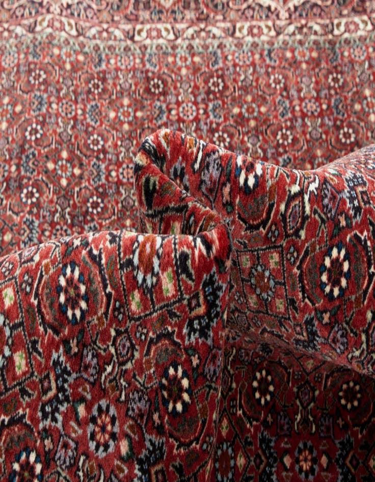 Detail image of  6' 10 x 8' 6 Bidjar With Silk Rug