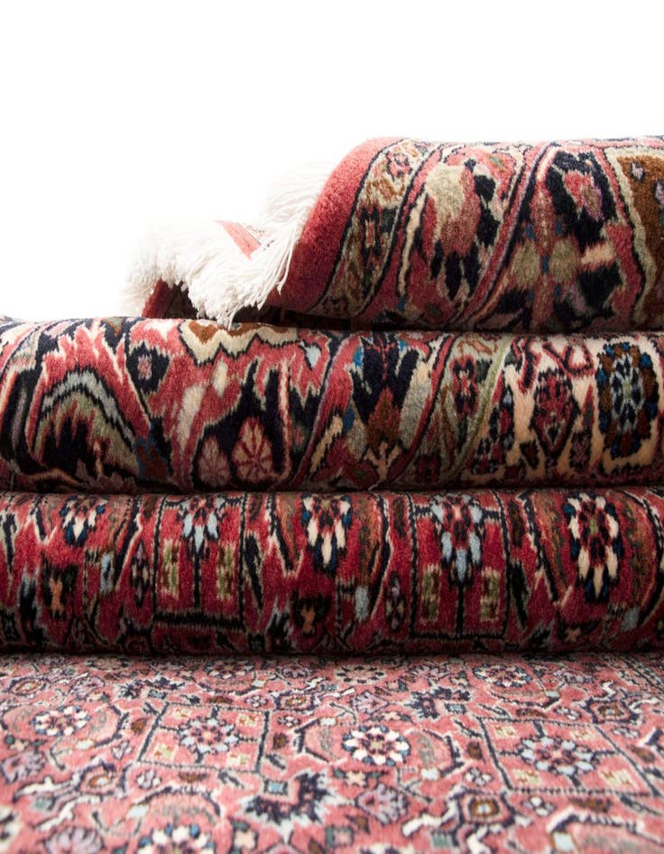 Detail image of  8' 2 x 11' 8 Bidjar With Silk Rug