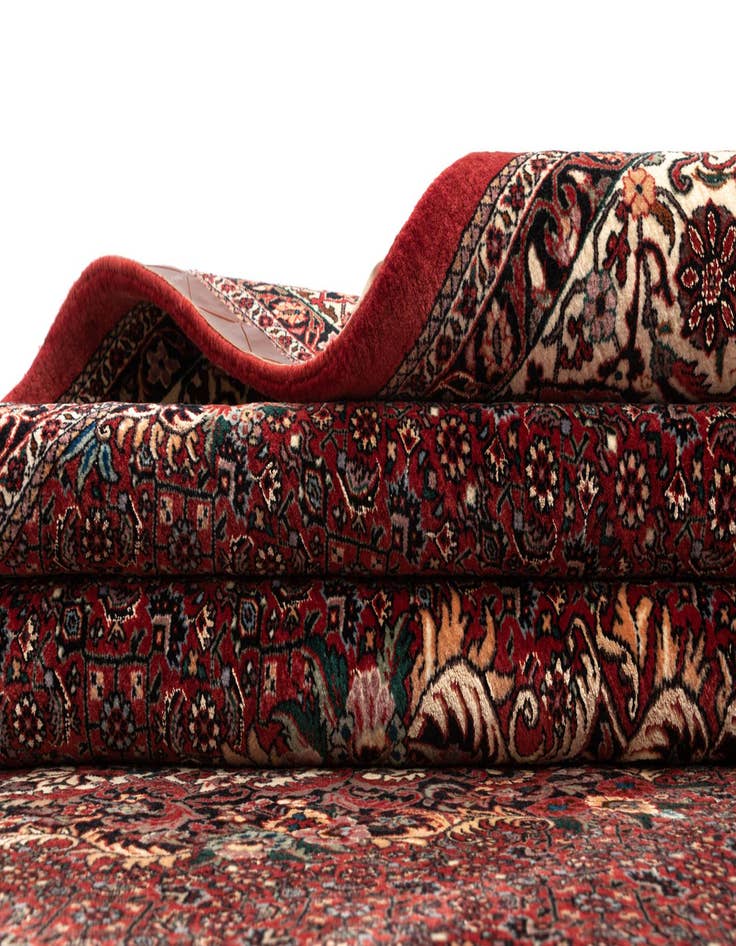 Detail image of  8' 2 x 11' 7 Bidjar With Silk Rug