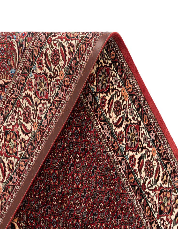 Detail image of  8' 2 x 11' 7 Bidjar With Silk Rug