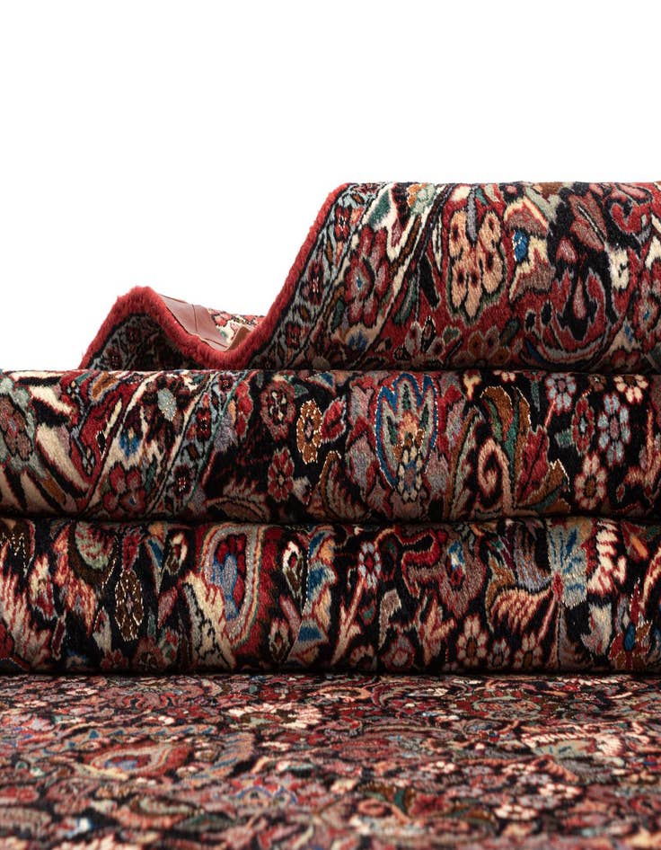 Detail image of  8' 3 x 11' 2 Bidjar With Silk Rug