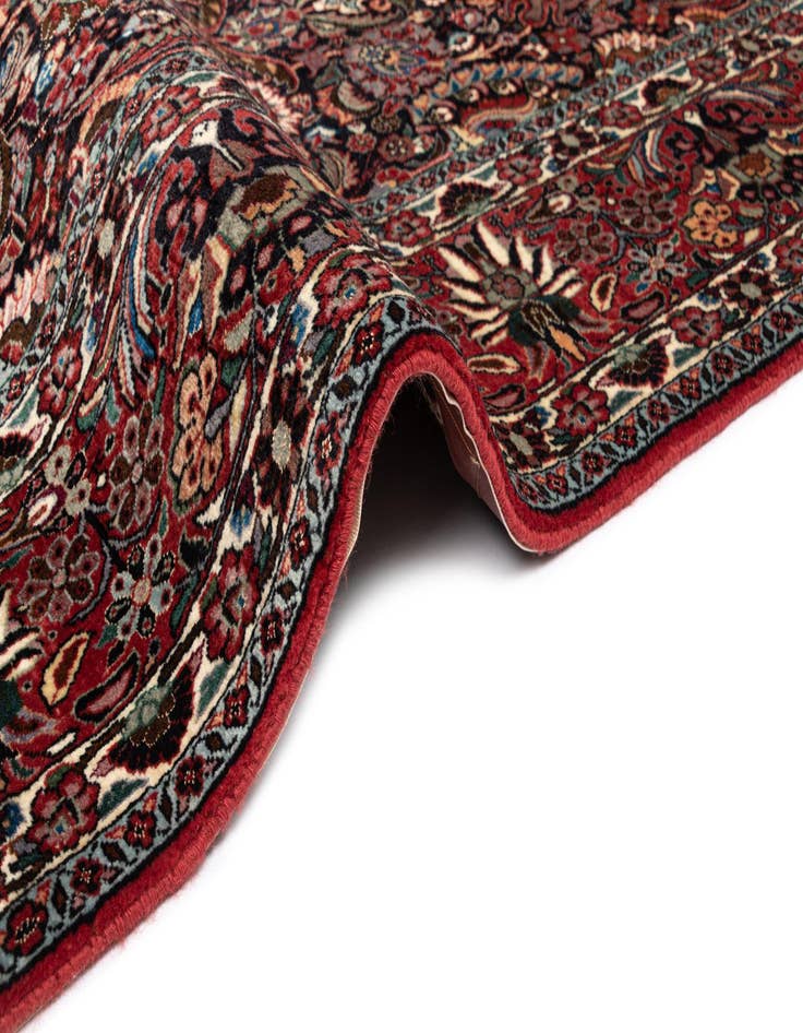 Detail image of  8' 3 x 11' 2 Bidjar With Silk Rug
