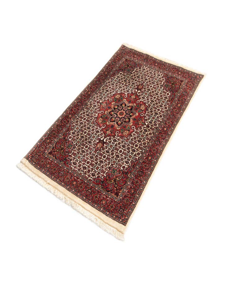 Detail image of  3' 7 x 5' 10 Bidjar With Silk Rug