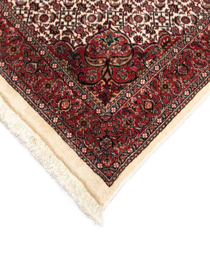 Detail image of  3' 7 x 5' 10 Bidjar With Silk Rug