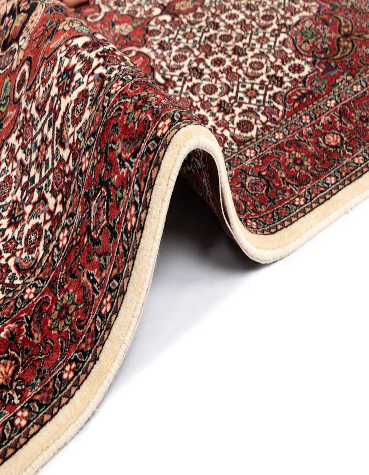 Detail image of  3' 7 x 5' 10 Bidjar With Silk Rug