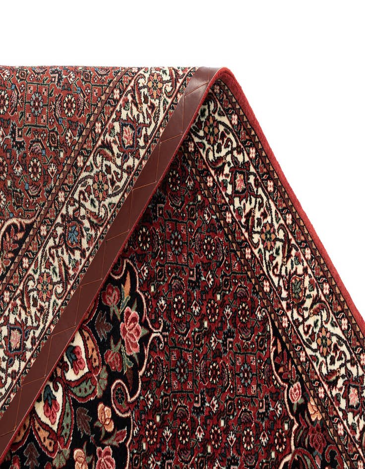 Detail image of  3' 7 x 5' 10 Bidjar With Silk Rug