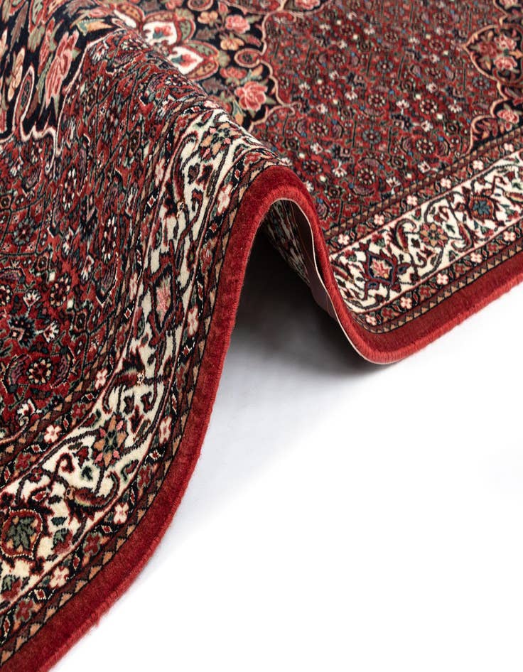 Detail image of  3' 7 x 5' 10 Bidjar With Silk Rug