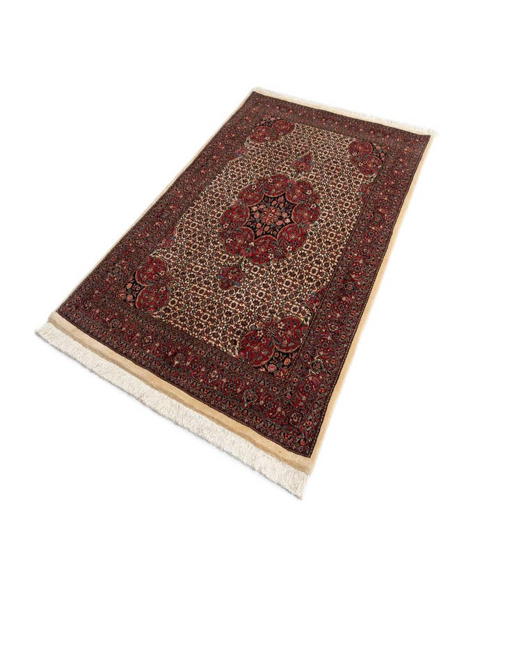 Detail image of  5' 1 x 7' 6 Bidjar With Silk Rug