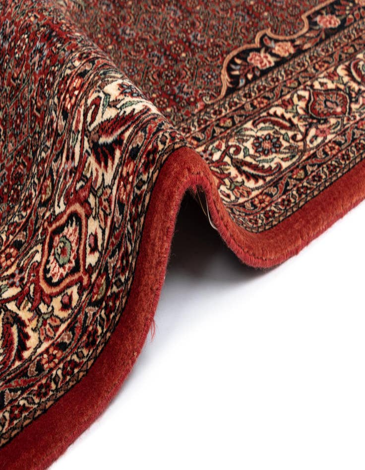 Detail image of  5' 6 x 7' 10 Bidjar With Silk Rug
