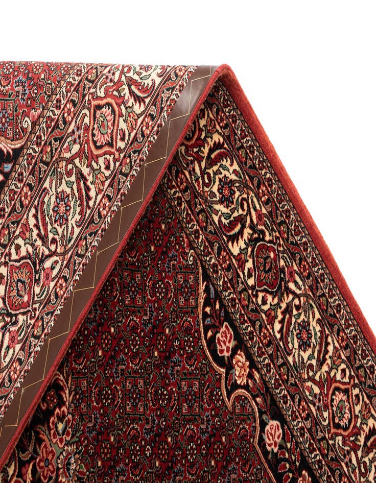 Detail image of  5' 6 x 7' 10 Bidjar With Silk Rug