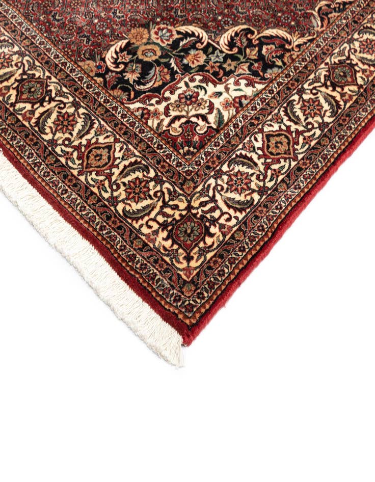 Detail image of  5' 8 x 7' 11 Bidjar With Silk Rug