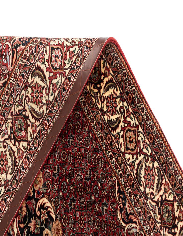 Detail image of  5' 8 x 7' 11 Bidjar With Silk Rug