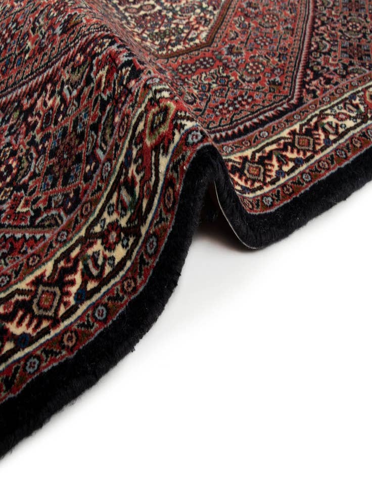 Detail image of  2' 6 x 3' 7 Bidjar With Silk Rug
