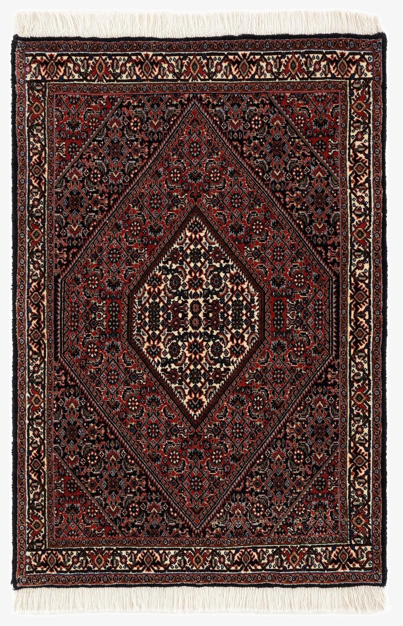  2' 6 x 3' 7 Bidjar With Silk Rug