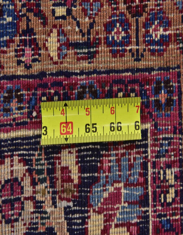 Detail image of  9' 9 x 13'  Hand Knotted Birjand Persian Wool Rug