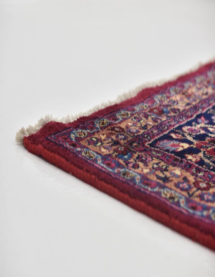 Detail image of  9' 9 x 13'  Hand Knotted Birjand Persian Wool Rug