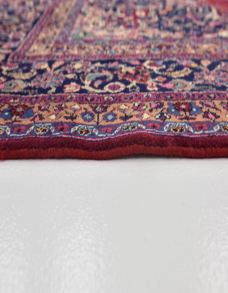 Detail image of  9' 9 x 13'  Hand Knotted Birjand Persian Wool Rug