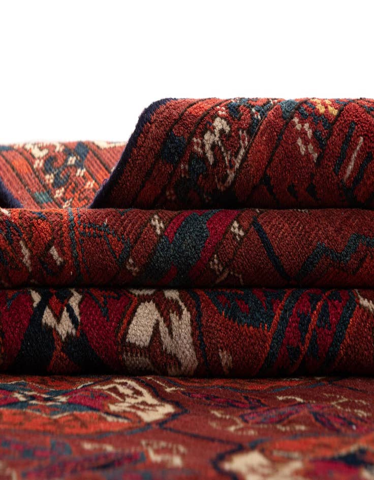 Detail image of  6' 4 x 9' 7 Bokhara Wool Rug