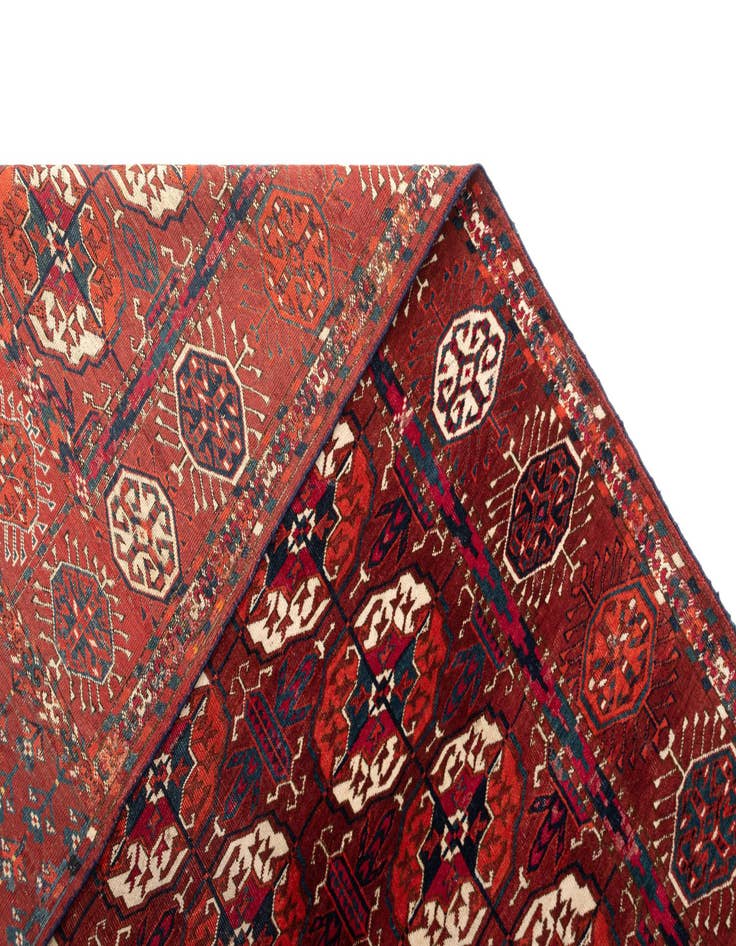 Detail image of  6' 4 x 9' 7 Bokhara Wool Rug