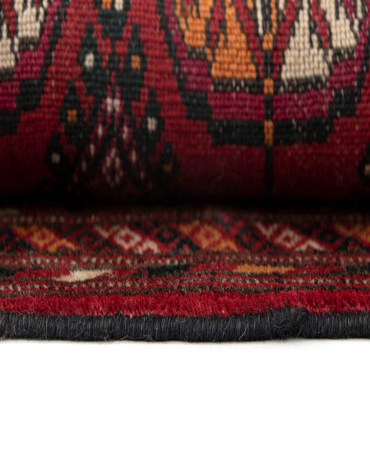 Detail image of  3' 5 x 4' 9  Hand Knotted Bokhara Wool Rug