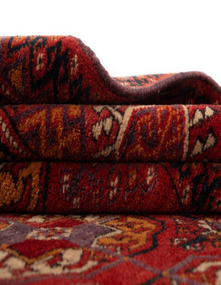 Detail image of  3' 11 x 5' 9  Hand Knotted Bokhara Wool Rug