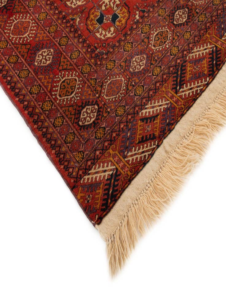 Detail image of  3' 11 x 5' 9  Hand Knotted Bokhara Wool Rug