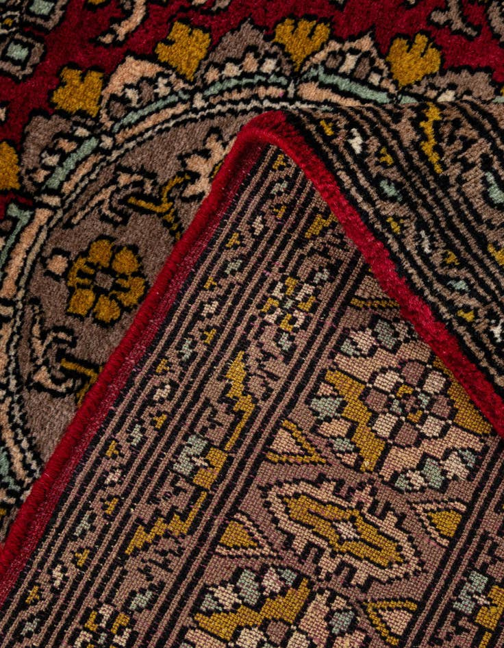 Detail image of  3' 11 x 6' 4  Hand Knotted Bokhara Oriental Wool Rug