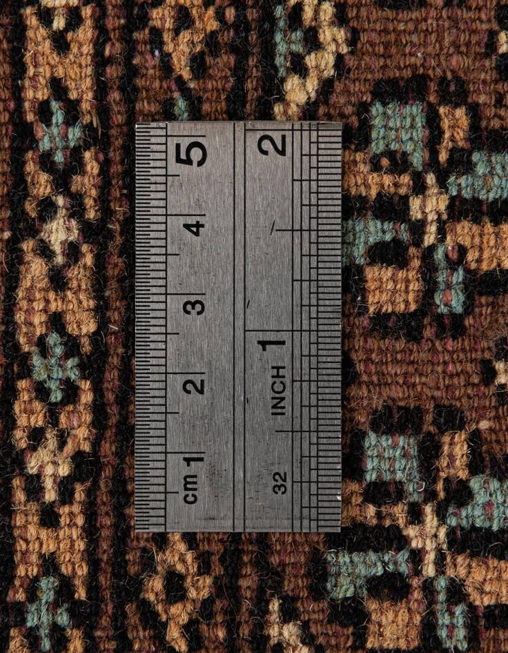 Detail image of  4' 2 x 6' 1  Hand Knotted Bokhara Oriental Wool Rug